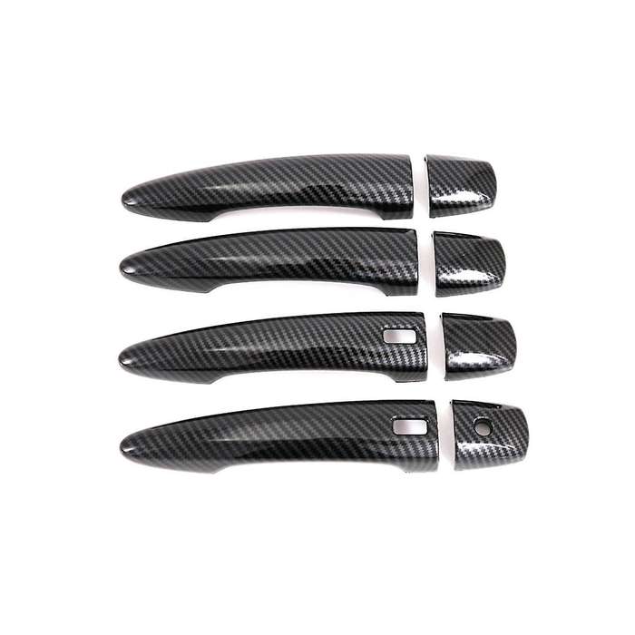for Sylphy 2020 2021 2022 Car Outer Door Handle Cover Trim Stickers Accessories ,abs Carbon Fiber