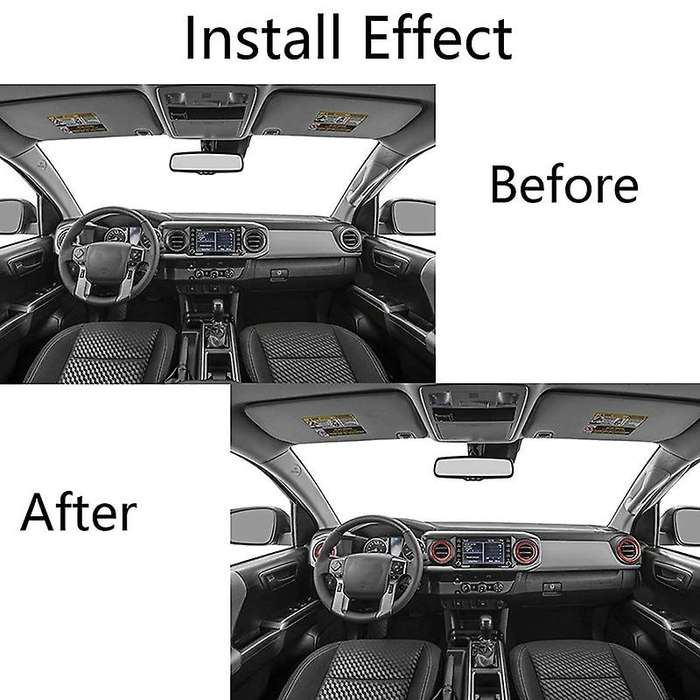 for Tayota A/C Vent Ring Inner Trim Decoration Covers for 2016-2021 A/C Outlet Vent Accessories Red