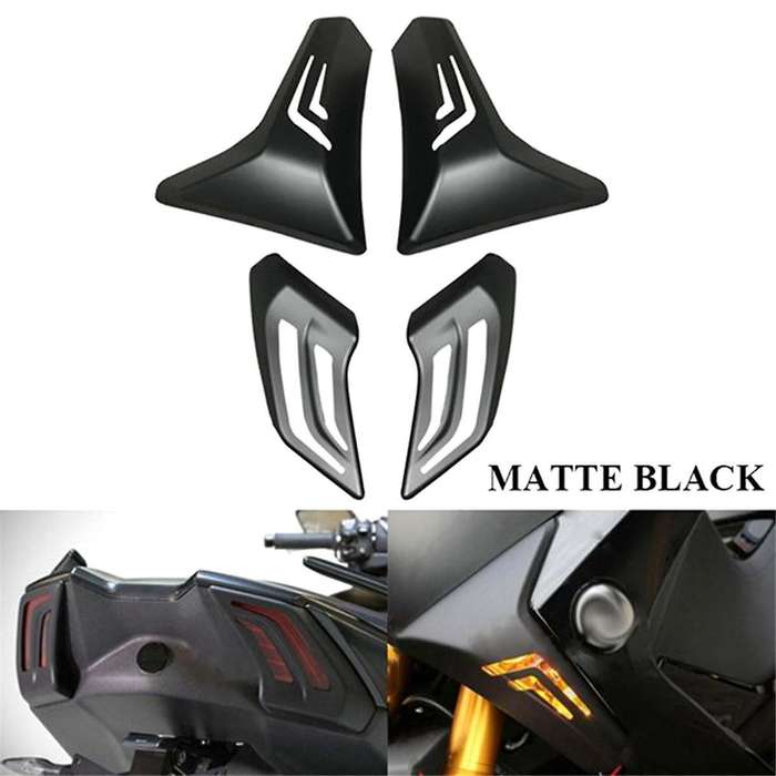 for T-max Tmax 530 2017 2018 2019 Turn Signal Light Cover Tail Shell Caps Matte Black