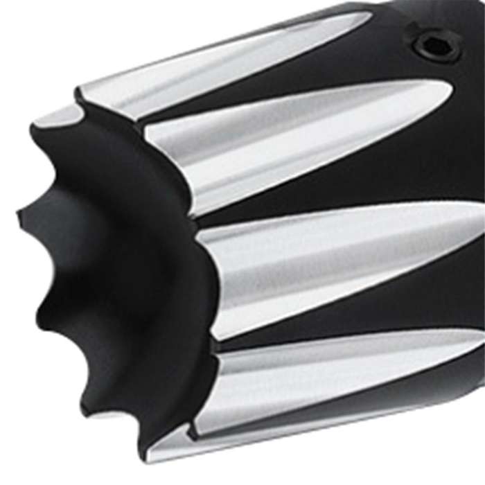 for Touring Road 86-16 4 Inch Exhaust Muffler Head End Cap Pipe Slotted Front Axle Cover