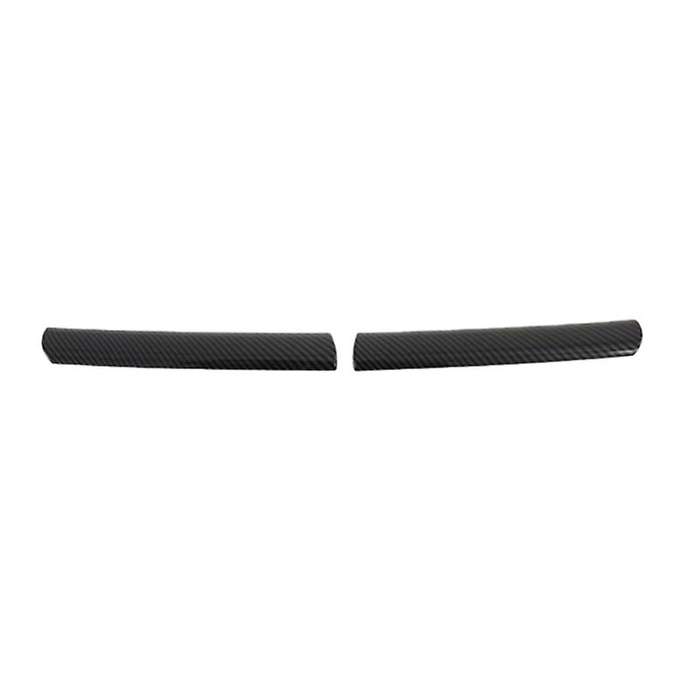 for Transit 2017 Tourneo Custom 2016 Carbon Fiber Style ABS Car Front Head Emblem Grill Cover Trim S