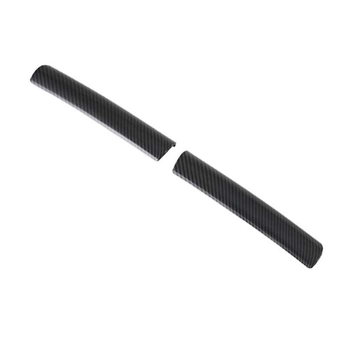 for Transit 2017 Tourneo Custom 2016 Carbon Fiber Style ABS Car Front Head Emblem Grill Cover Trim S