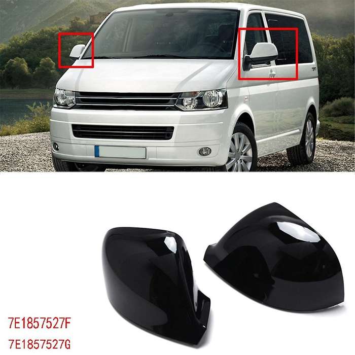 for Transporter T5 T5.1 T6 Left Rearview Mirror Housing Side Door Mirror Cover 7E1857527F 7E1857527G