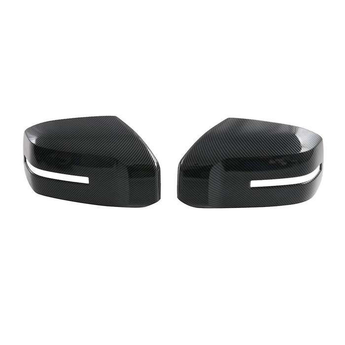 for Triton / L200 2024 Carbon Fiber Side Door Mirror Cap Rearview Mirror Cover Trim Accessories