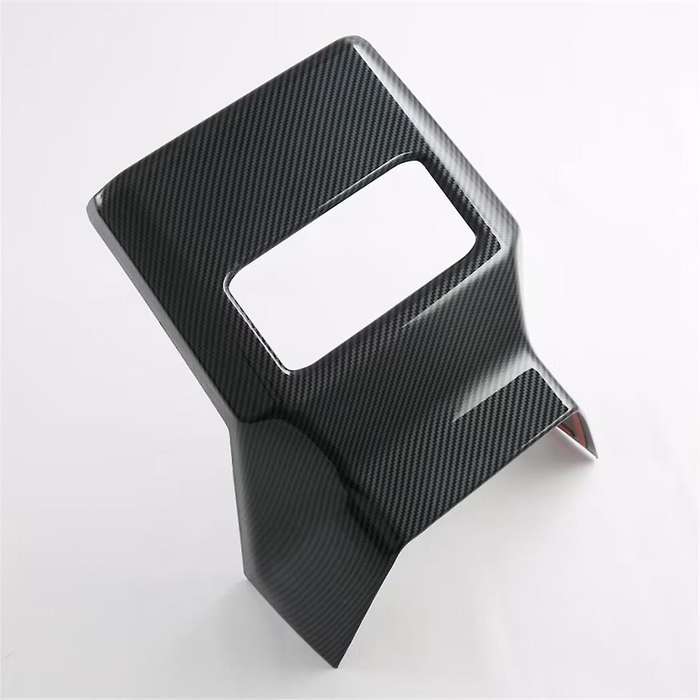 for Triton / L200 2024 Rear Air Outlet Vent Cover An-Ti Kick Panle Frame Interior Accessories Carbon