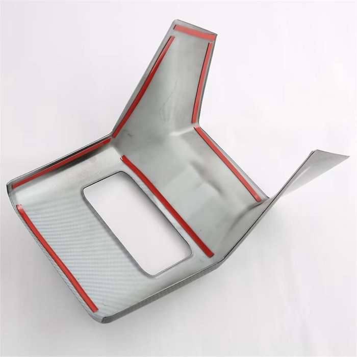 for Triton / L200 2024 Rear Air Outlet Vent Cover An-Ti Kick Panle Frame Interior Accessories Carbon