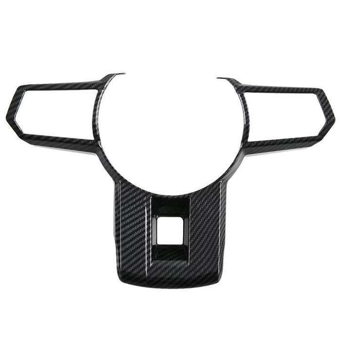 for Triton / L200 2024 Car Steering Wheel Decorative Cover Trim Interior Accessories Carbon Fiber