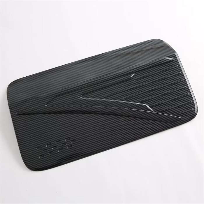 for Triton / L200 2024 Carbon Fiber Car Fuel Tank Cap Trim Cover Stickers Exterior Accessories