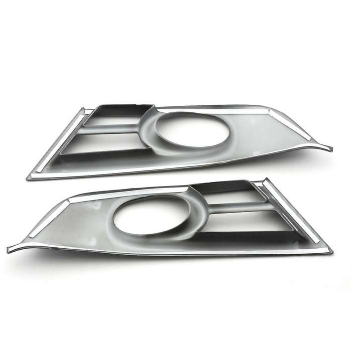 for -V 2017-2020 Carbon Fiber Texture Fog Lamp Cover Bezel Overlay Trims
