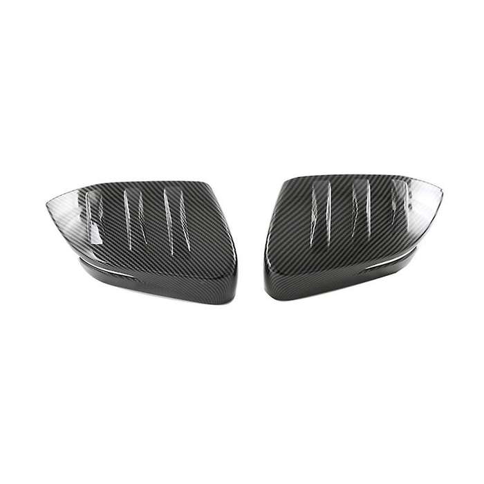 for -V 2023 2024 ABS Carbon Car Side Door Mirror Trim Rear View Mirror Cover Decor Accessories