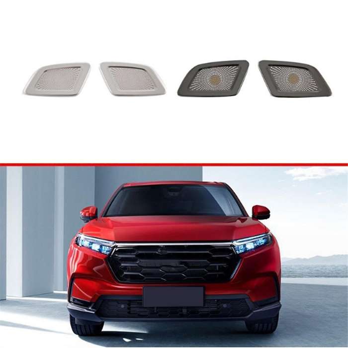 for -V 2023-2024 Car Dashboard Air Outlet Vent Trim Cover Sticker Decoration Frame Silver