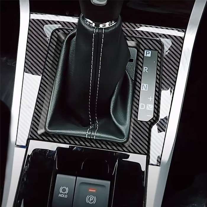 for Veloz 2022+ Carbon Fiber Car Gear Shift Panel Cover Trim
