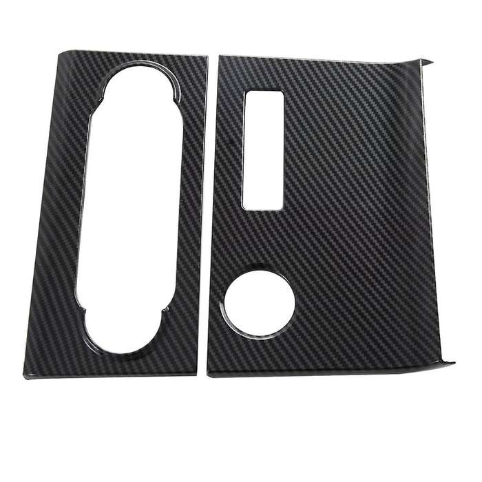 for Veloz 2022-2024 Carbon Fiber Car Center Console AC Switch Cover Panel Trim Interior Accessories