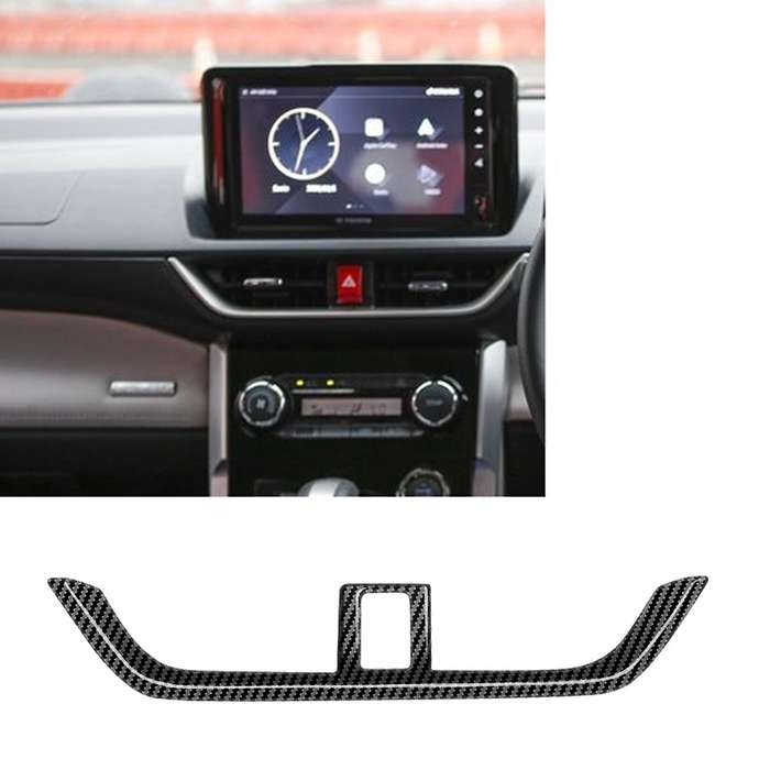 for Veloz Avanza 2022+ Carbon Fiber Car Central Air Conditioner Outlet Cover Trim