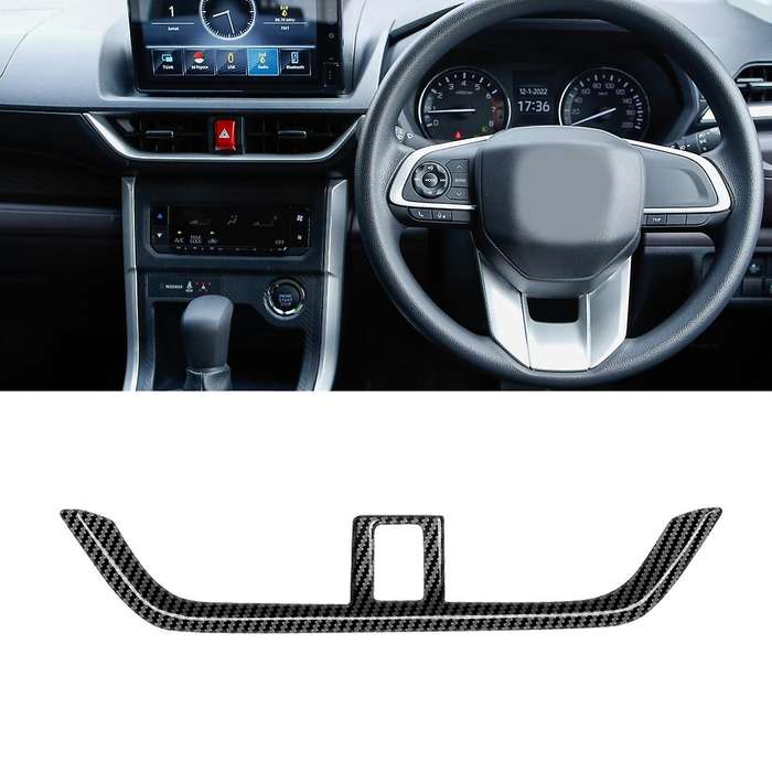 for Veloz Avanza 2022+ Carbon Fiber Car Central Air Conditioner Outlet Cover Trim