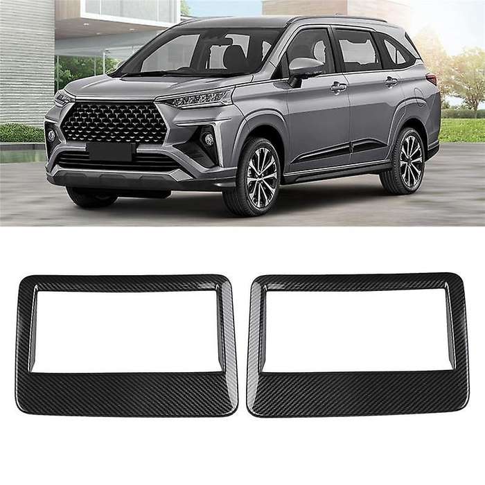for Veloz Avanza 2022 2023 Carbon Fiber Car Roof Air Outlet Frame Cover Trim Decoration