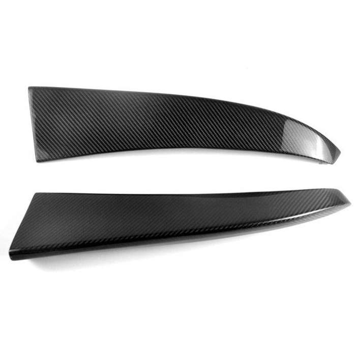 for W205 C180 C200L C260L C43 C63 2015-2017 Carbon Fiber Rear Bumper Splitters Spoiler Canard Fins T