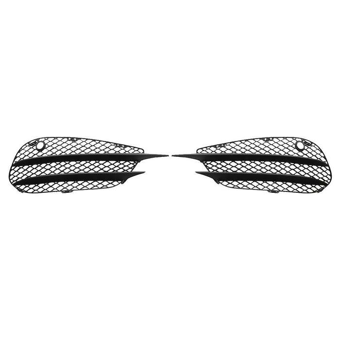 for W205 C-class C180 C200 C260 2015-2018 Set L+r Front Bumper Fog Lamp Grill Grille Insert Face Ba