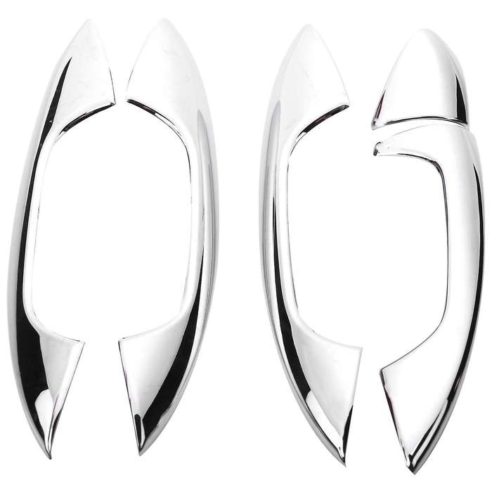 for W205 CClass C200 C180 GLC260 2015 2016 Car Accessories Door Handle ABS Sticker 5pcs/set for LHD