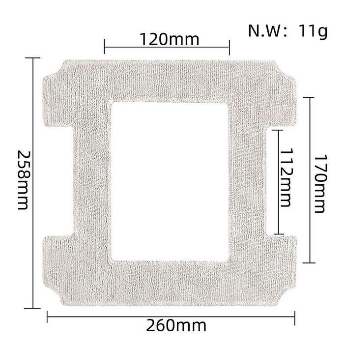 for Winbot W1 Pro Window Cleaner Robot Mop Replacements Mop Pad Accessories Parts