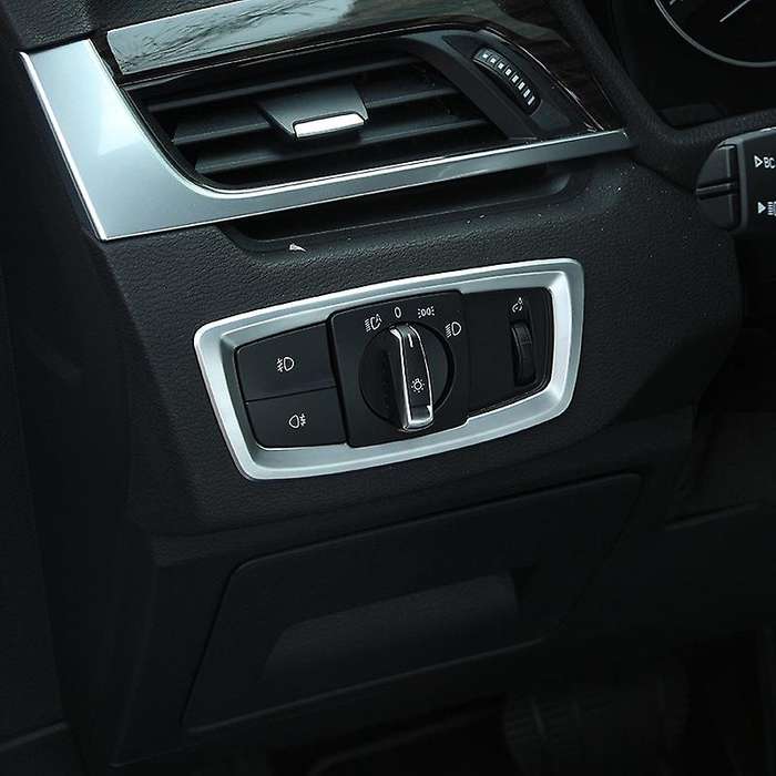 for x1 F48 2016-2018,x2 F47 2018 Decoration ABS Matte Headlight Switch Button Cover Trim