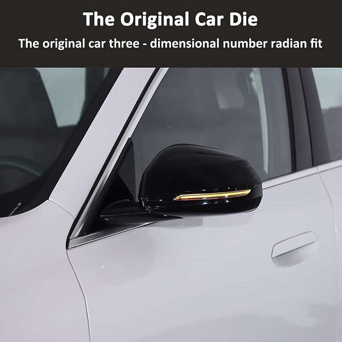 for X1 U11 2023 2024 Car Exterior Rearview Mirror Decorative Cover Trim Sticker Accessories - ABS B