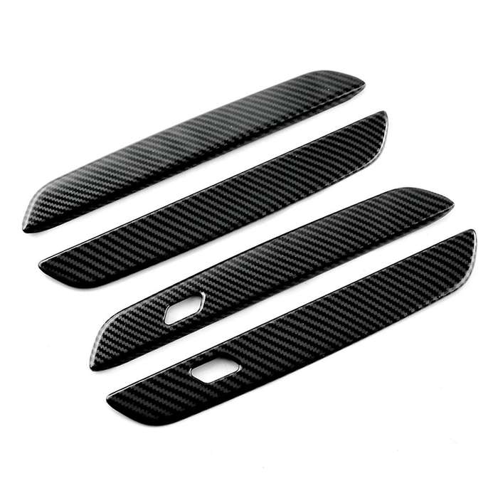 for X1 U11 2023 2024 Car Exterior Door Handle Cover Trim Sticker Accessories - ABS Carbon Fiber