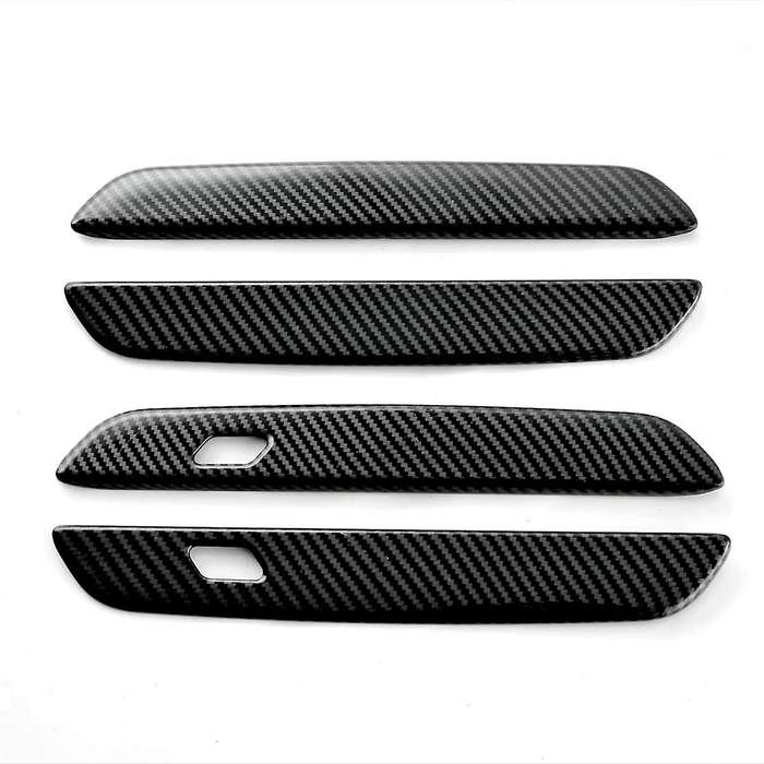 for X1 U11 2023 2024 Car Exterior Door Handle Cover Trim Sticker Accessories - ABS Carbon Fiber