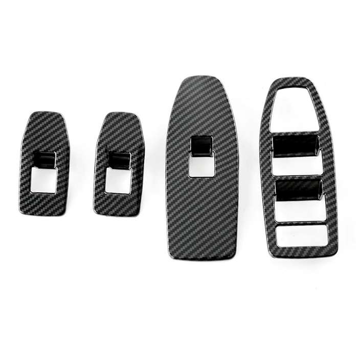 for X1 U11 2023 2024 Car Window Lift Switch Buttons Frame Cover Trim Stickers Accessories,abs Carbo