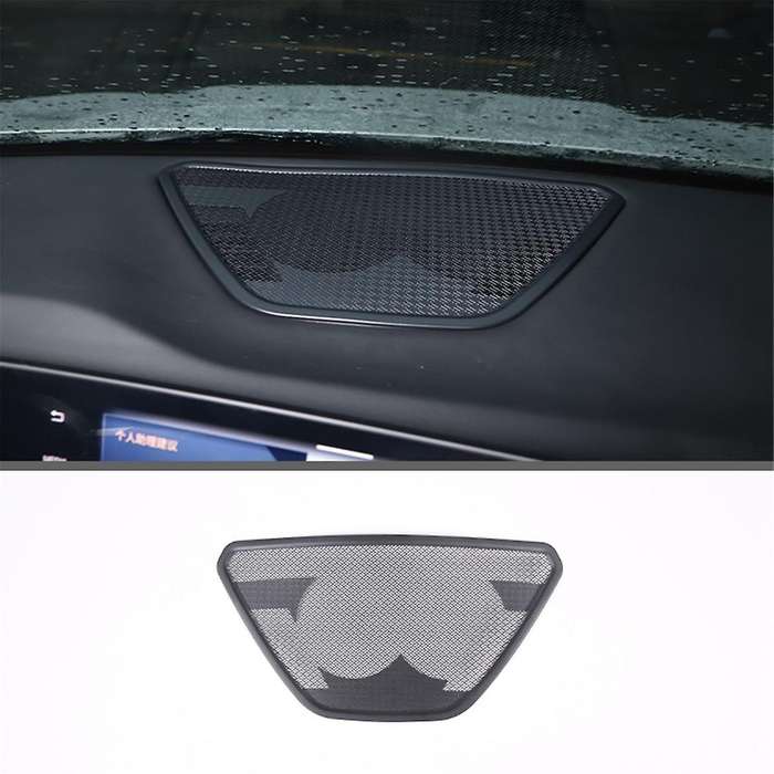 for X1 U11 2023-2024 Stainless Steels Car Dashboard Speaker Cover Horn Frame Trim Decoration Access