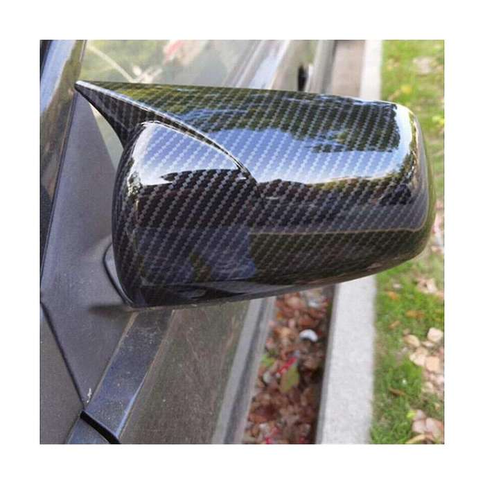 for X10 Ex 2008-2012 Side Door Rearview Mirror Cover Cap Trim Accessories - Abs Carbon Fiber