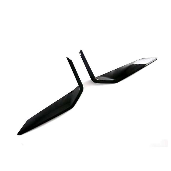 for X1 U11 2023 2024 XLine Front Bumper Splitter Lip Fog Lamp Grille Trim Accessories - Black