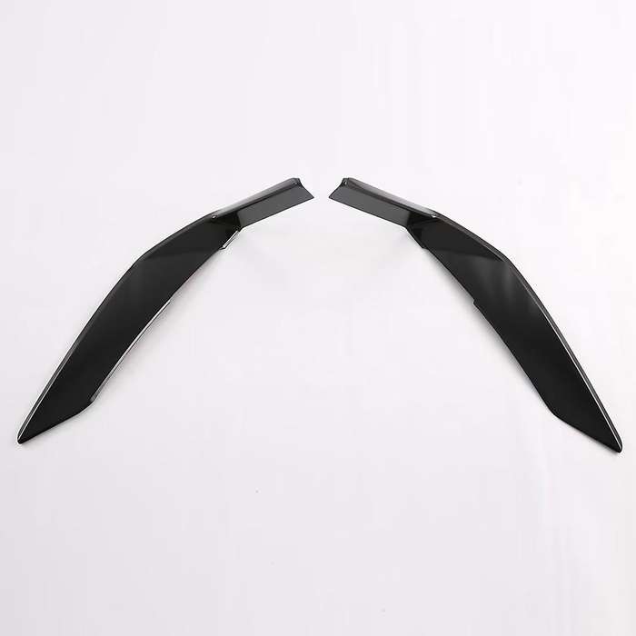 for X1 U11 2023 2024 XLine Front Bumper Splitter Lip Fog Lamp Grille Trim Accessories - Black