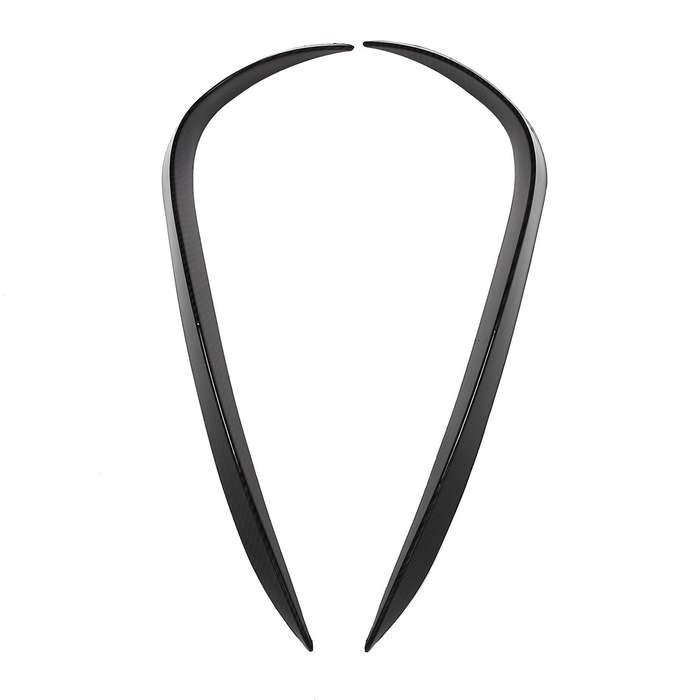for X247 GLB180 GLB200 Carbon Fiber Car Front Bumper Spoiler Grille Splitter Cover