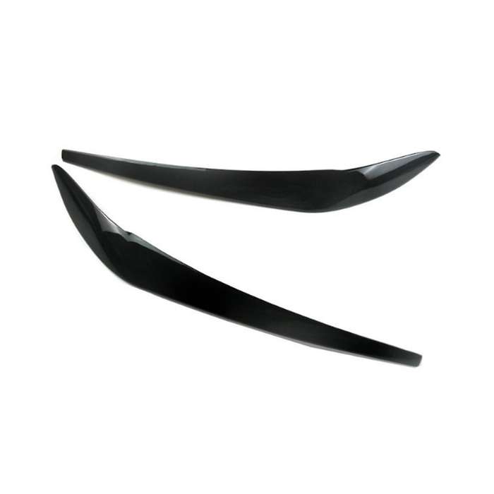 for X3 F25 X4 F26 2014-2017 Resin Front Headlight Lamp Cover Garnish Strip Eyebrow Cover Trim Sticke