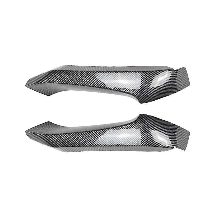 for X3 F25 X4 F26 2014-2017 Front Bumper Lip Angle Diffuser Splitter Spoiler Protector Carbon Fiber