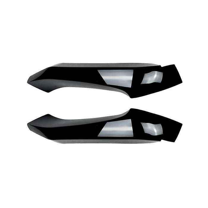 for X3 F25 X4 F26 2014-2017 Front Bumper Lip Angle Diffuser Splitter Spoiler Protector Bright Black
