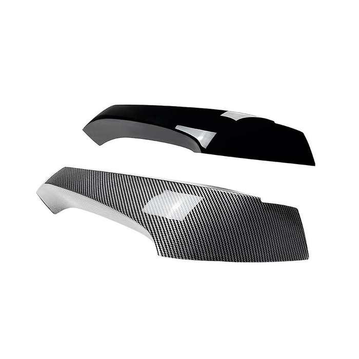 for X3 F25 X4 F26 2014-2017 Front Bumper Lip Angle Diffuser Splitter Spoiler Protector Bright Black