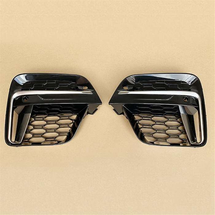 for X3 G01 / X4 G02 2018-2020 Fog Light Grills Honeycomb Mesh Fog Car Front Bumper Light Grills in