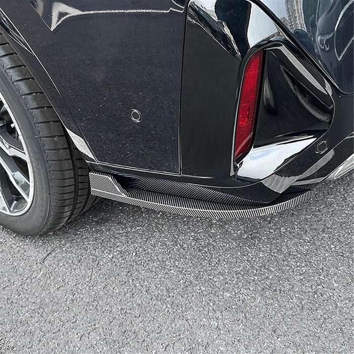for X4 G02 2022+ Rear Bumper Lip Angle Diffuser Splitter Spoiler Protector Carbon Fiber