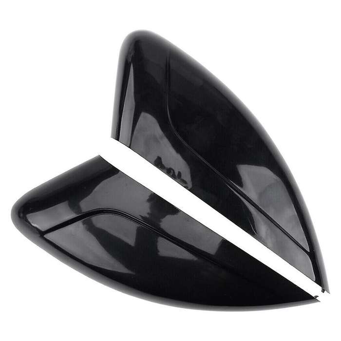 for XC60 09-15 Left Bright Black Replacement Side Mirror Covers Wing Mirror Covers Caps 39854904 398