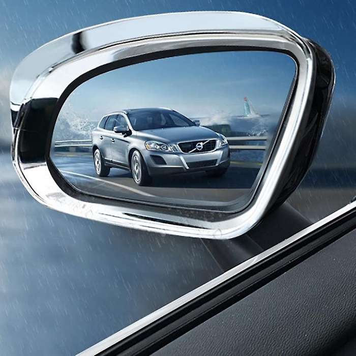 for XC40 2018-2020 Car Rear Rearview Glass Mirror Trim Frame Rain Shield Sun Visor Cover Accessories