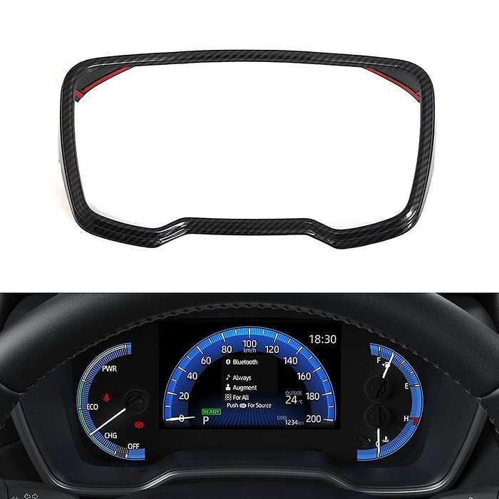 for XG10 2020 2021 Carbon Fiber Interior Dashboard Meter Display Frame Trim Cover