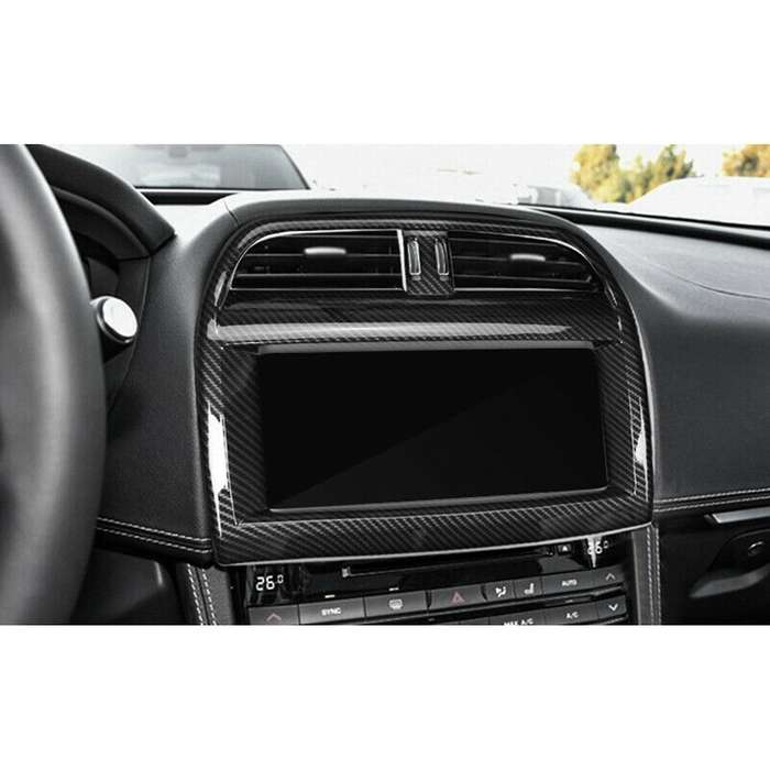 for XE X760 F-Pace 2015-2020 Car Accessories Central Control Navigation Screen Frame Trim Cover Stic