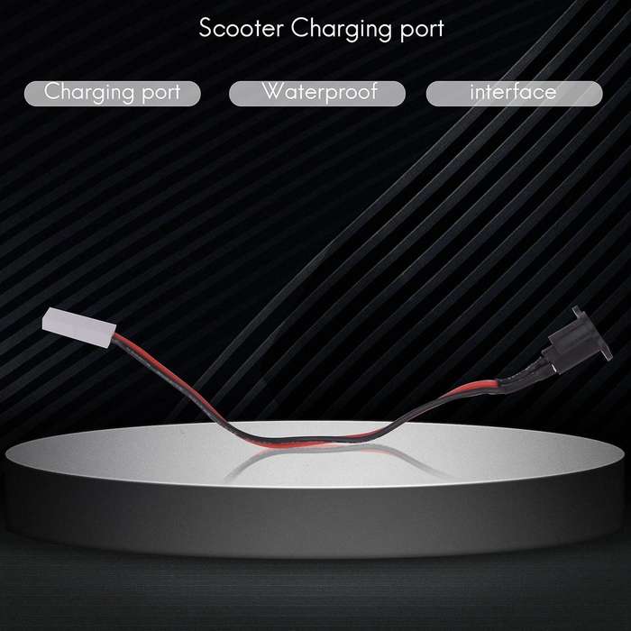 for Xiaomi Mijia M365 Electric Scooter Charging Hole Cover with Charging Cable Charging Port Plasti