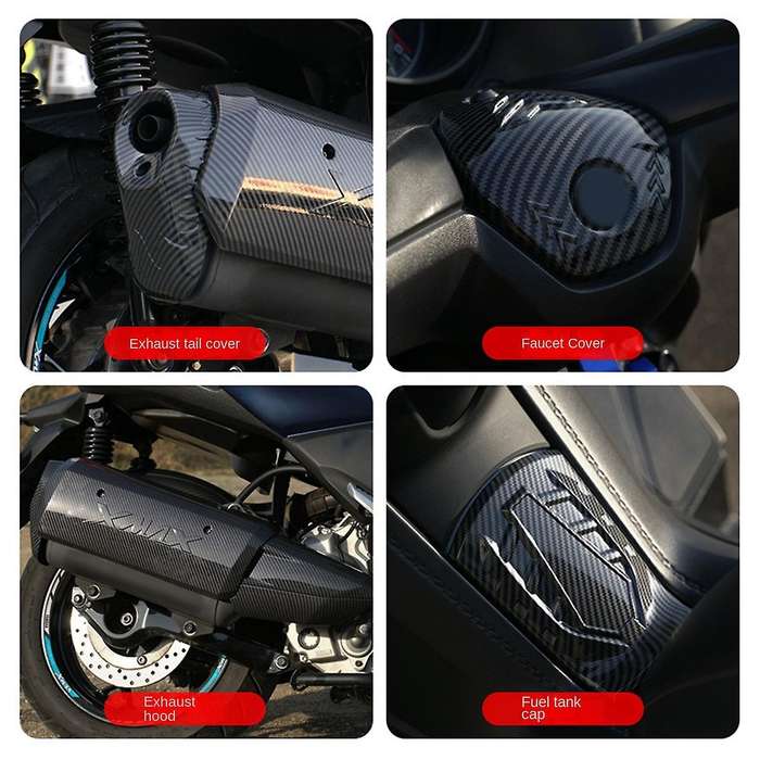 for X-max Xmax 250 300 400 Xmax250 Xmax300 Xmax400 Exhaust Pipe Cover Decorator Exhaust Port Protec