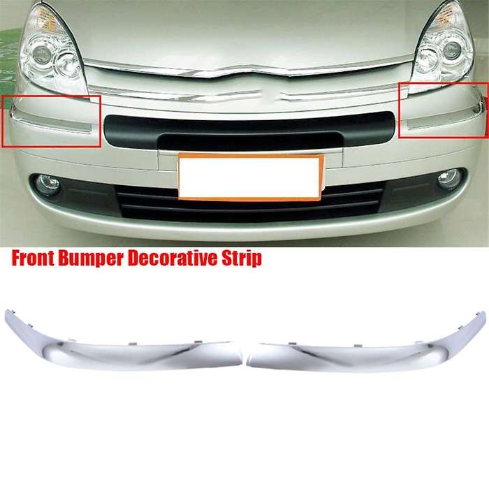 for Xsara Front Bumper Bright Strip Front Bumper Decorative Strip Front Bumper Curved Strip 96504858