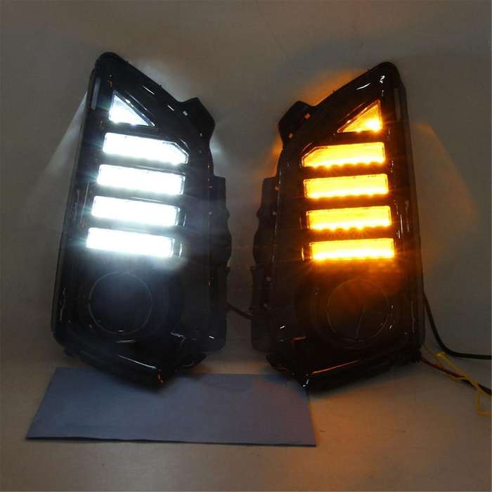 for Yaris Ativ 2023 Car LED Daytime Running Light DRL Front Fog Light Head Fog Light