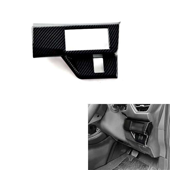 for Yaris 2024 RHD Carbon Fiber Headlight Adjustment Switch Cover Trim Interior Accessories