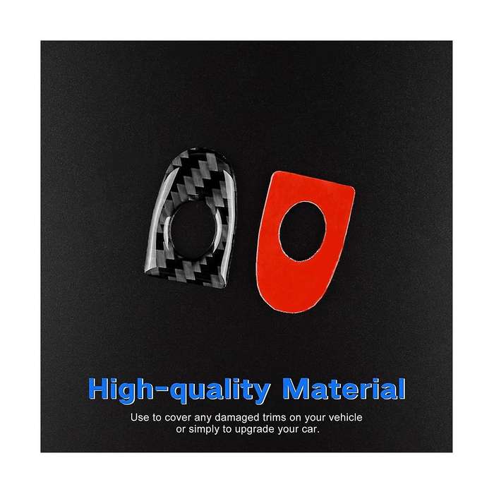 for Z4 E89 2009-2016 Carbon Fiber Car Door Lock Pin Button Frame Panel Cover Trim Decoration Sticke